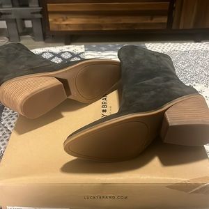 Lucky Brand Black Ankle Boots
